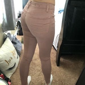 Light pink jeggings